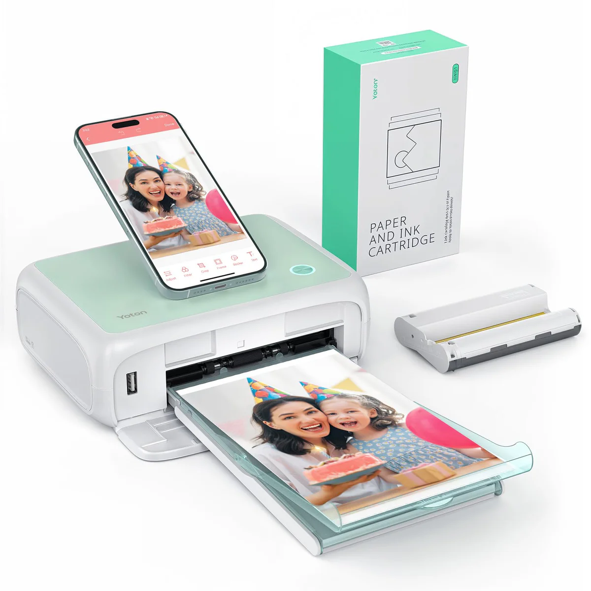 YOTON Mini Photo Printer with Cartridge
