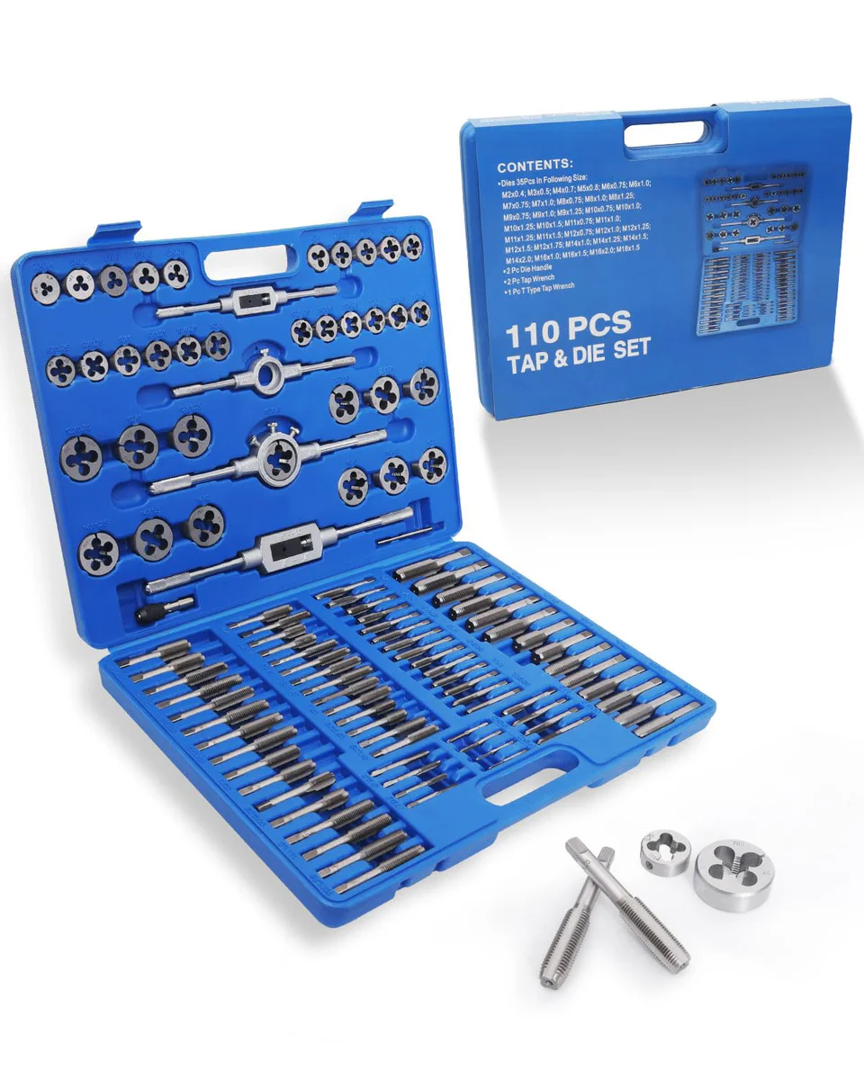 EilxMag Metric Tap and Die Rethreading Kit