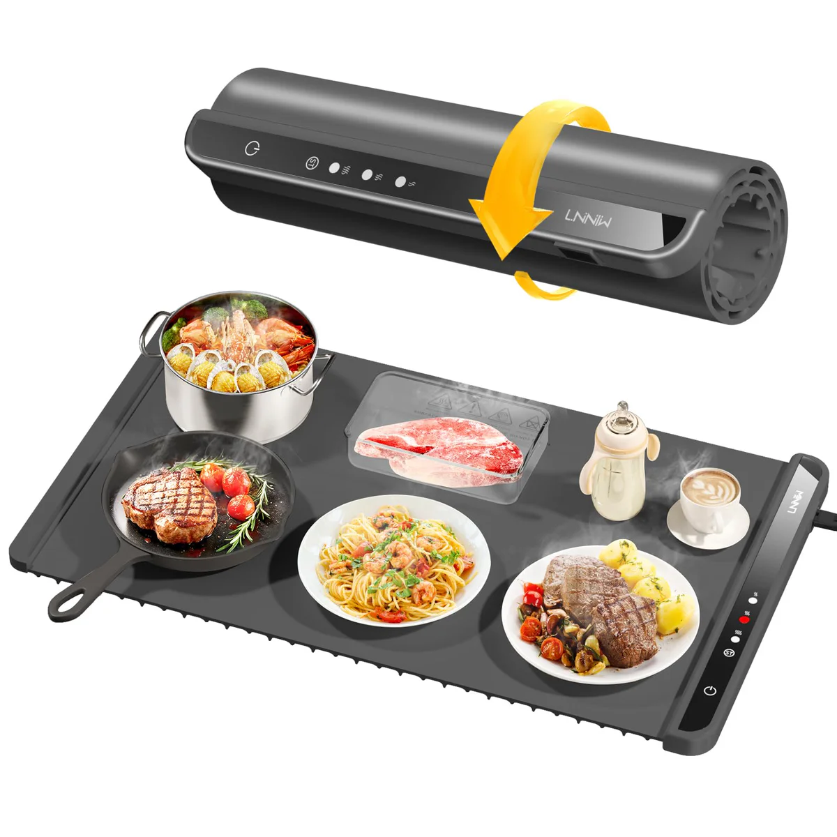 LNNIW Food Warming Mat Electric Tray