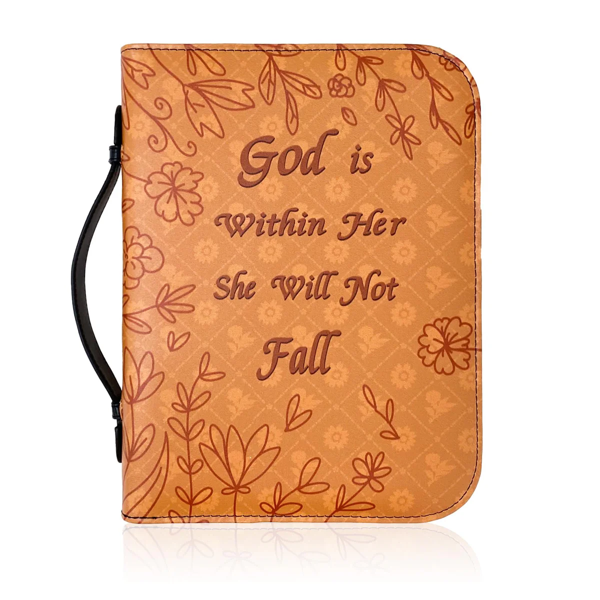 Davrcfdh Floral Bible Cover with Handle