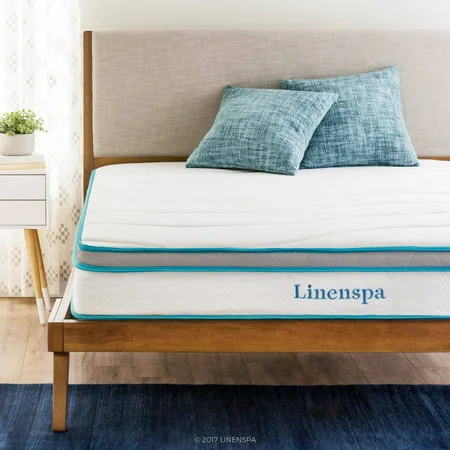 Linenspa Spring and Memory Foam Hybrid Mattress 
