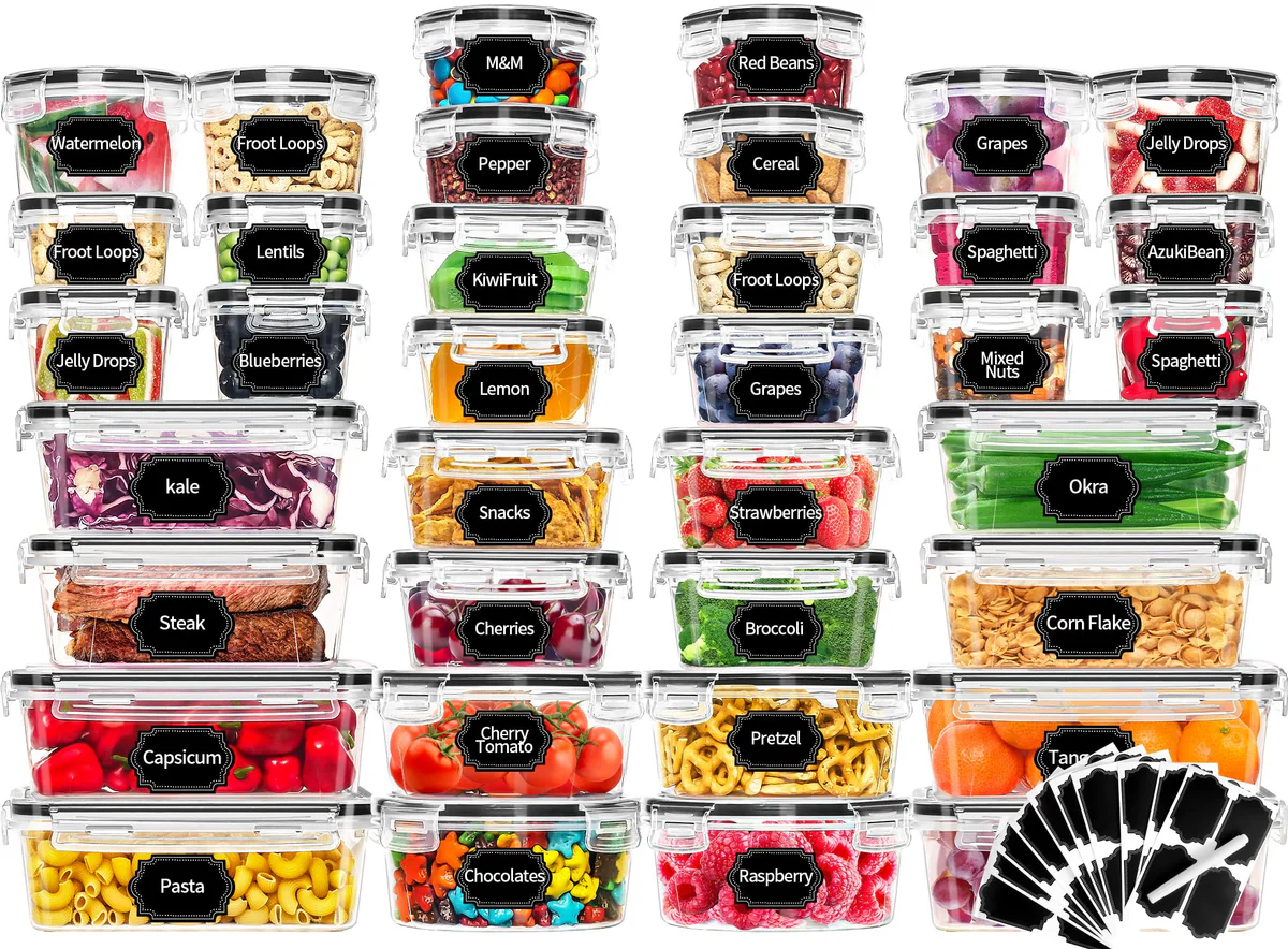 Skroam Airtight Food Storage Container Set