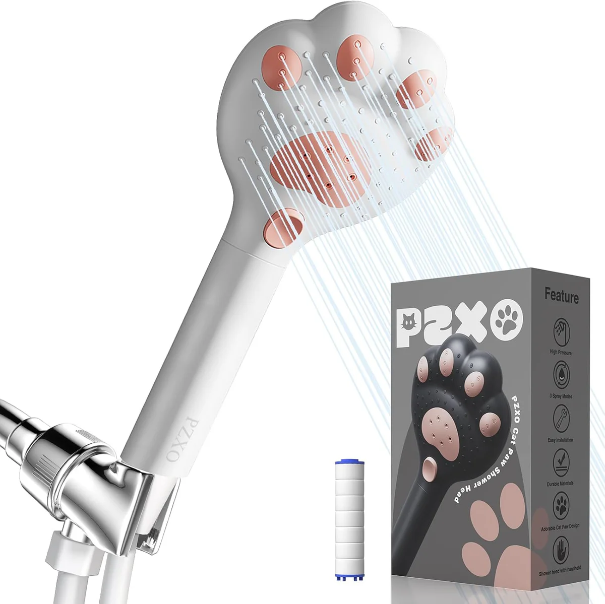 PZXO Cat Paw Shower Head