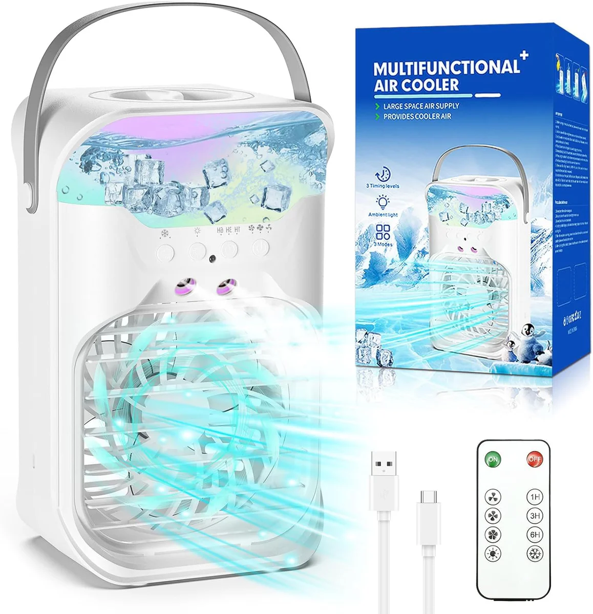 iFTY Portable Multifunctional Air Conditioner Cooler with Remote