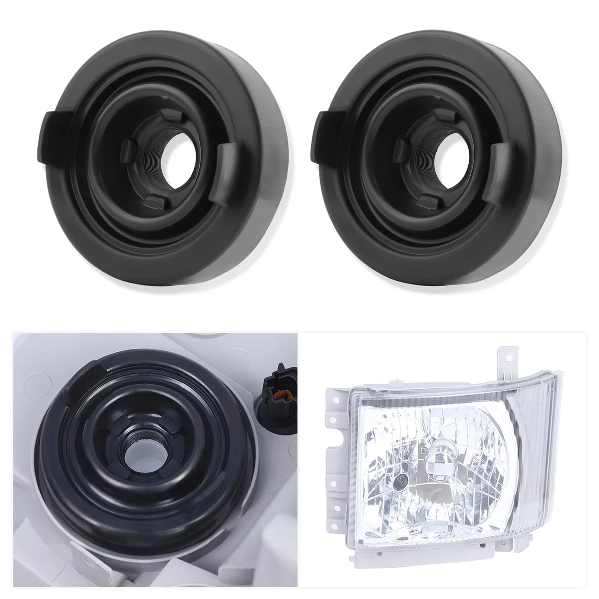 Stacool Car Headlight Rubber Dust Cap Cover