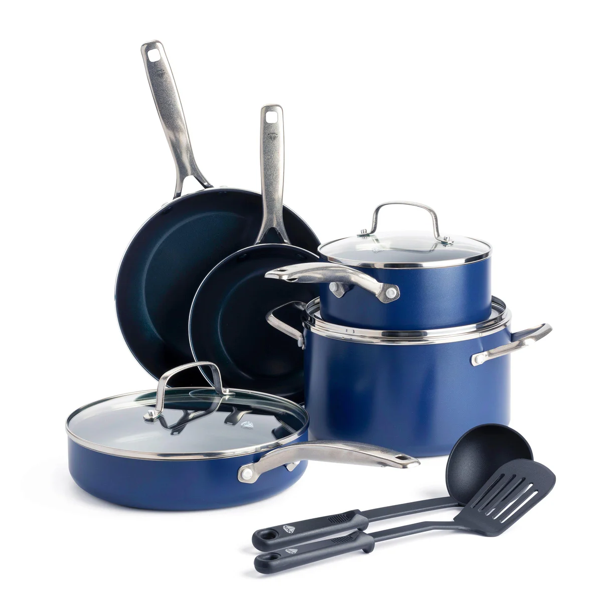 Blue Diamond Diamond-Infused Nonstick Cookware Set
