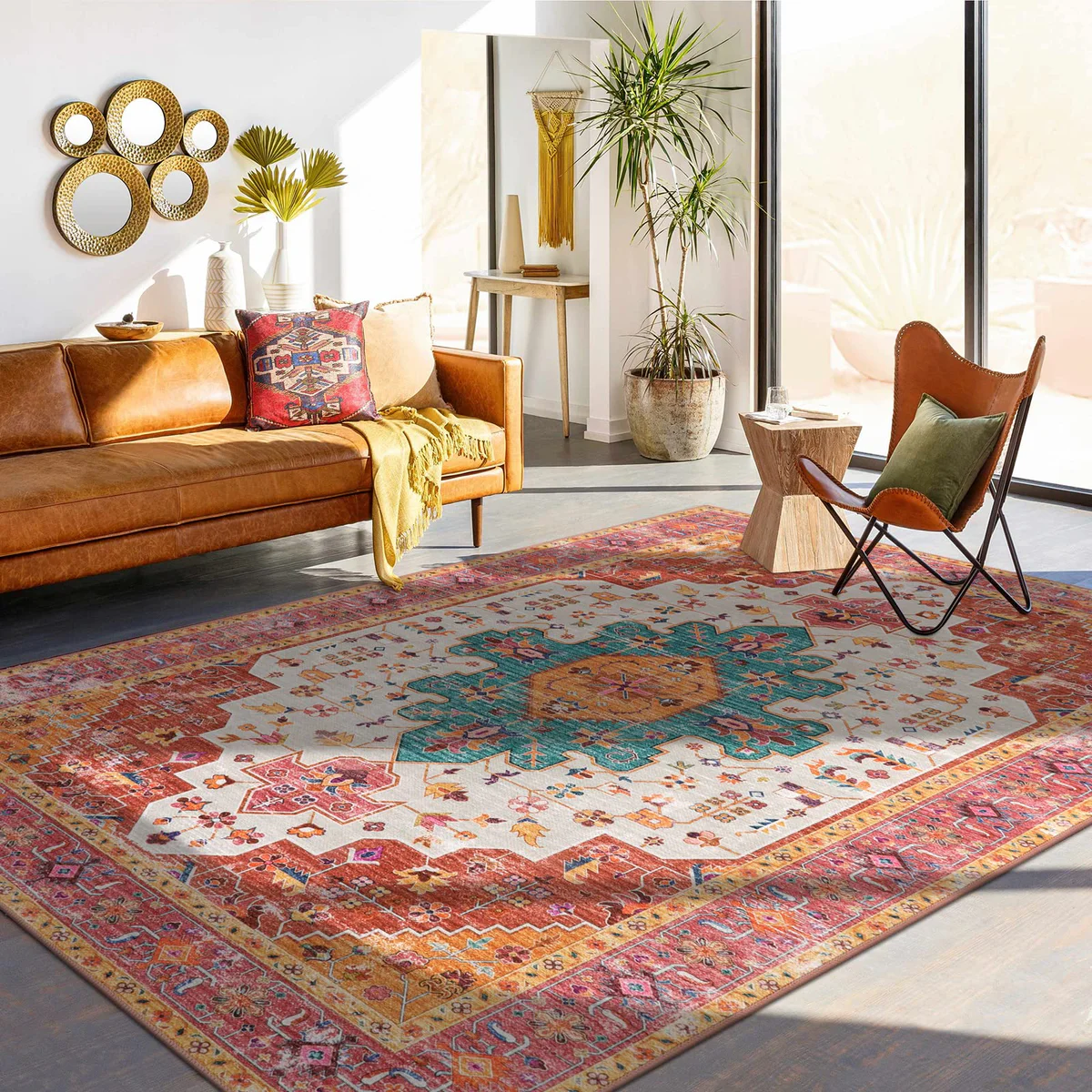 Moynesa Medallion Area Rug
