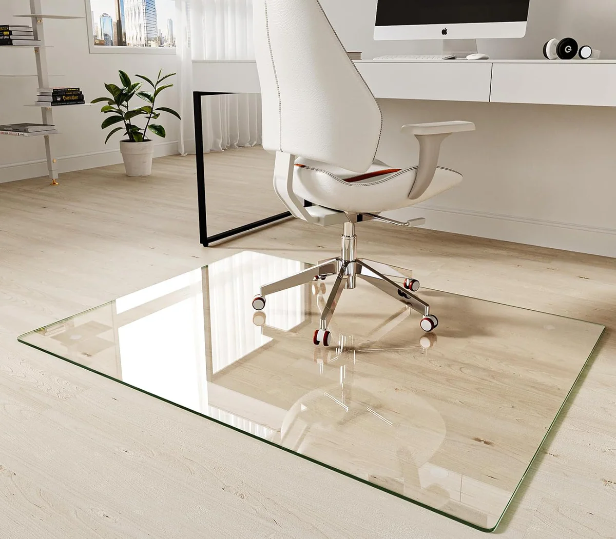 Koonmi Glass Chair Mat