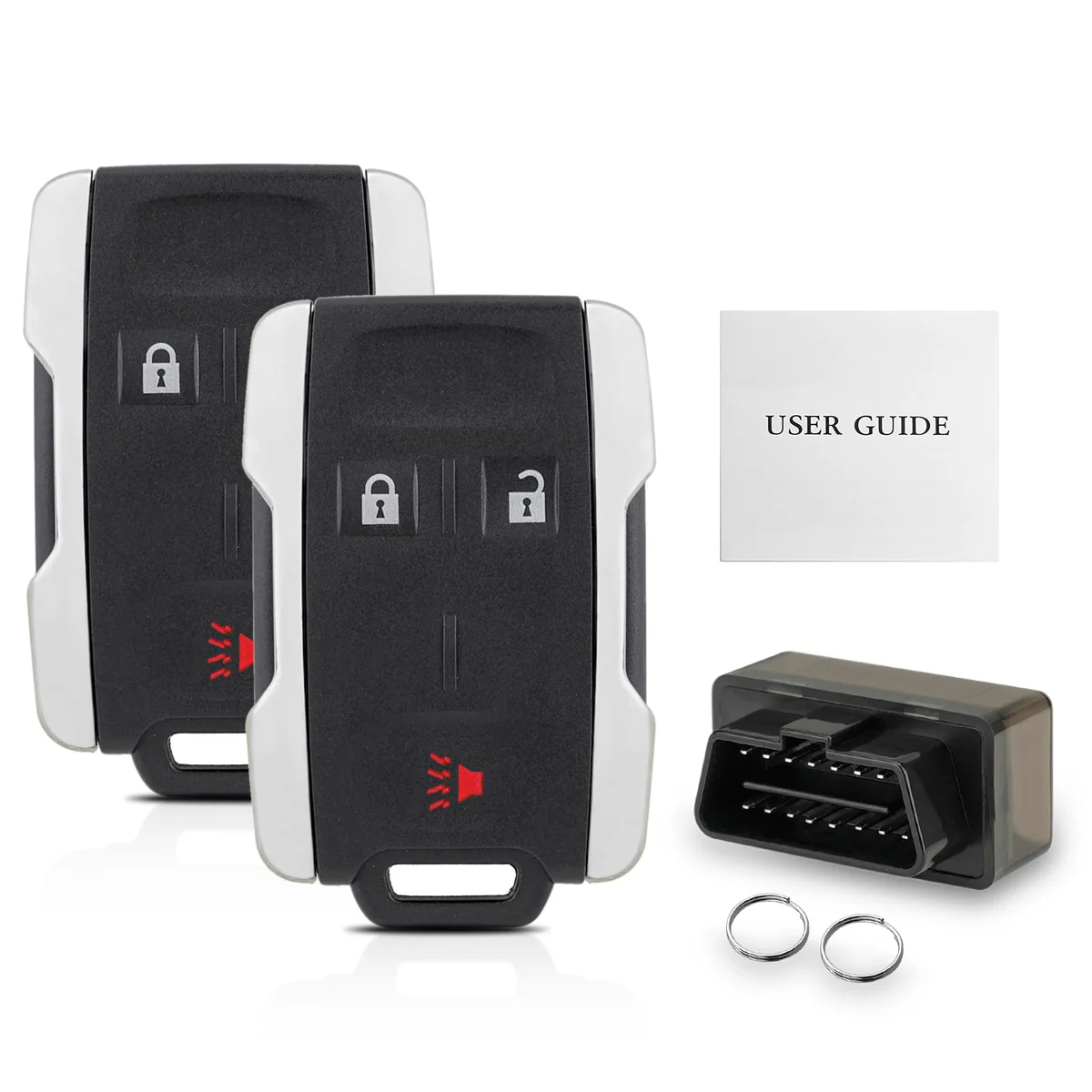 Vzrcavekey Car Remote Key Fob with OBD2 Programmer