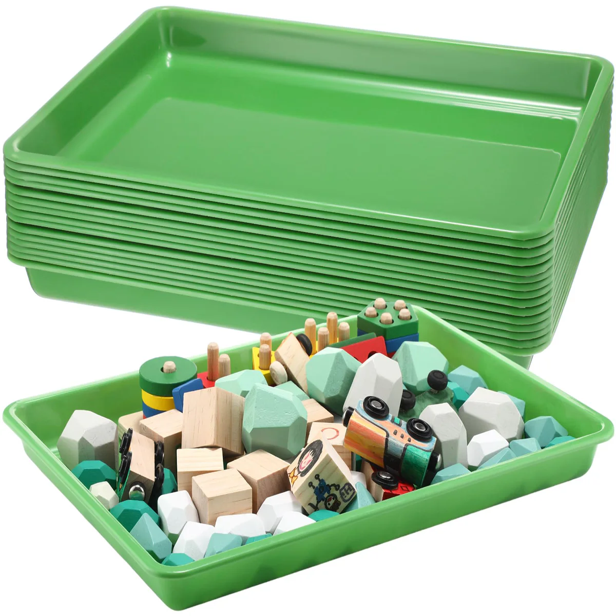 Maitys Flat Plastic Trays 