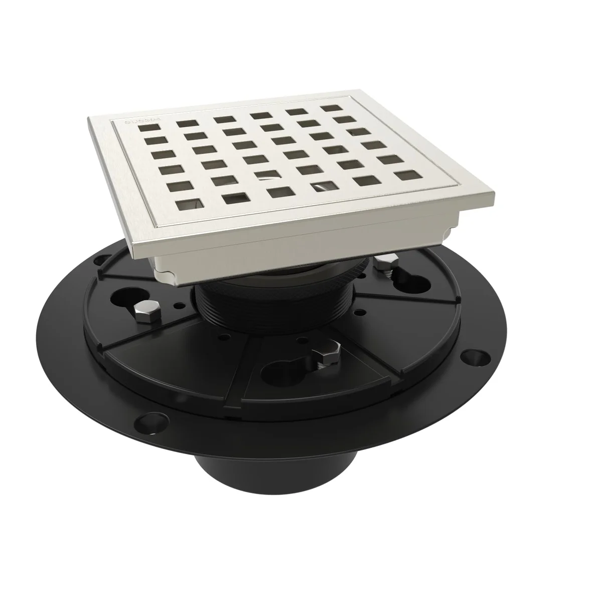 WEBANG Square Shower Drain with Flange