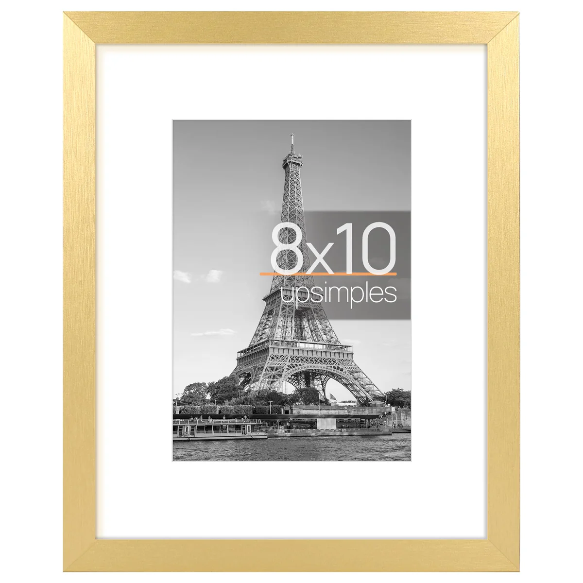 upsimples 8x10 Picture Frame for Tabletop or Wall Display