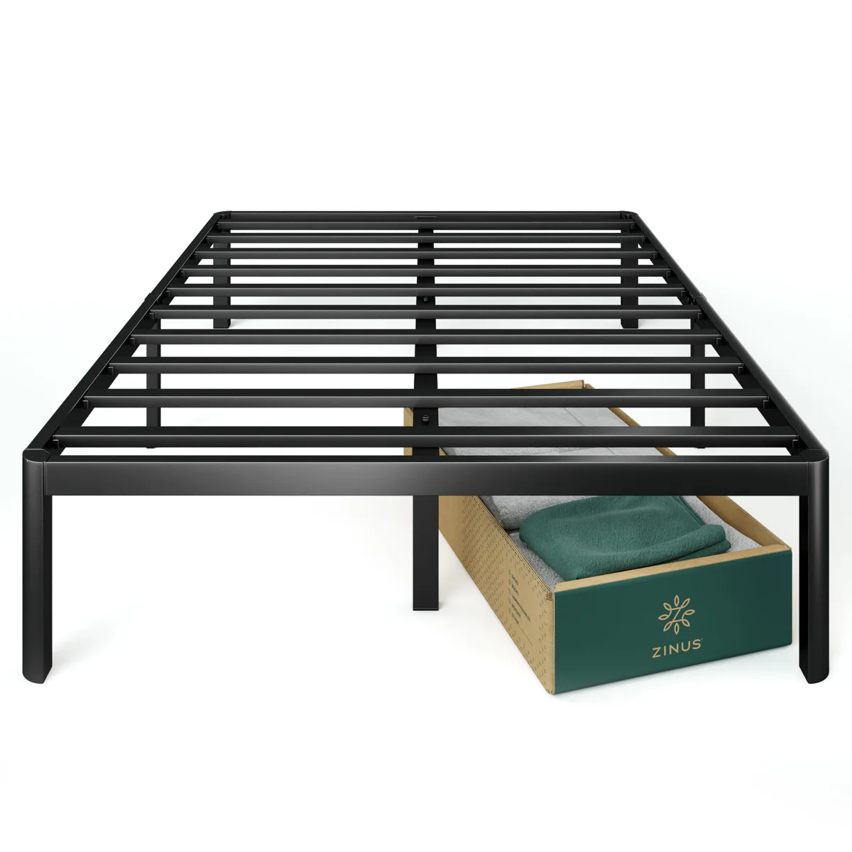 Zinus Van 16 Inch Metal Platform King Bed Frame