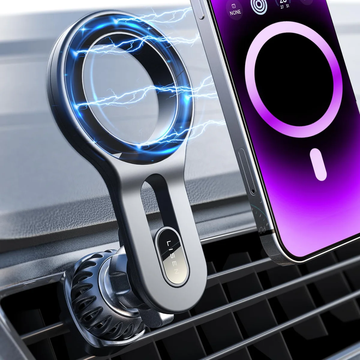 LISEN Magnetic Car Phone Mount