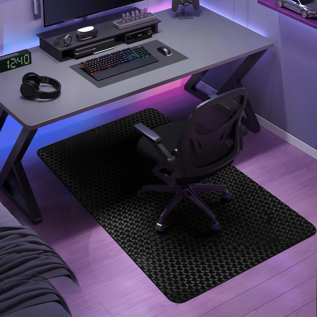 Vicwe Office Chair Mat for Hardwood Floor