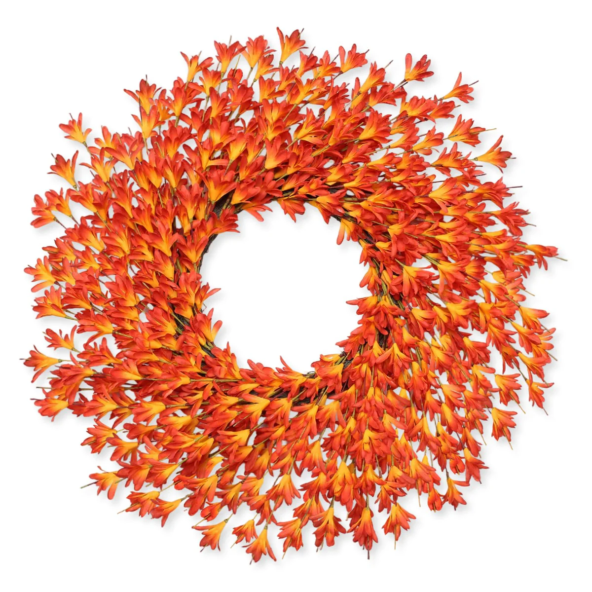 LZNPA Fall Harvest Artificial Maple Leaf Wreath