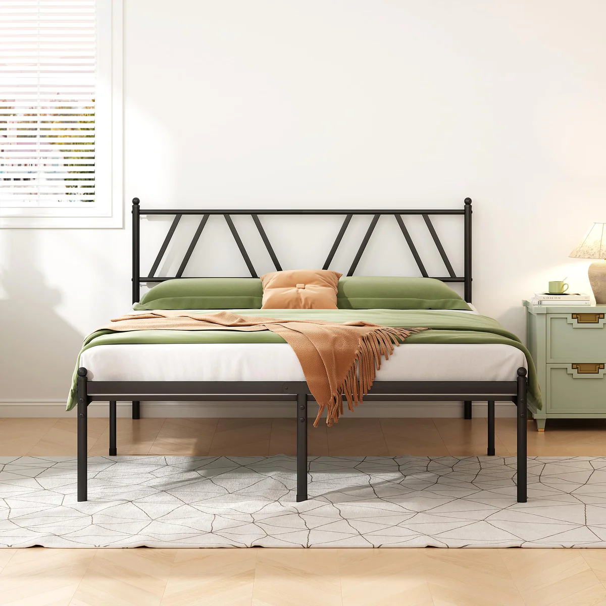 Kujielan Metal Platform Bed Frame