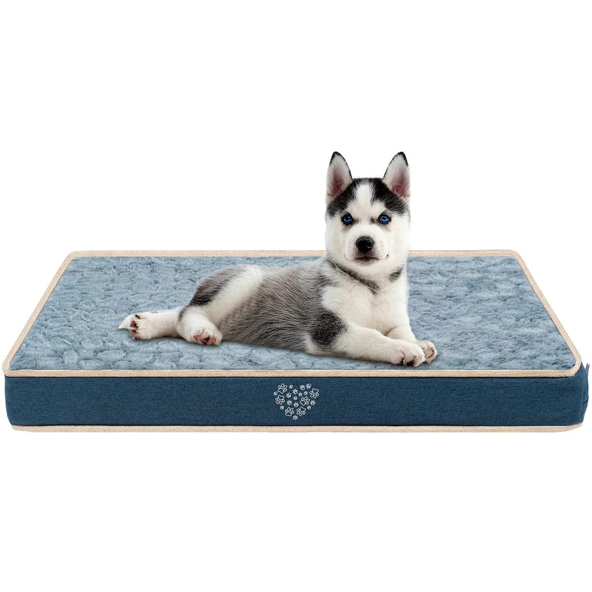 VANKEAN Plush Dog Bed Crate Pad Mat