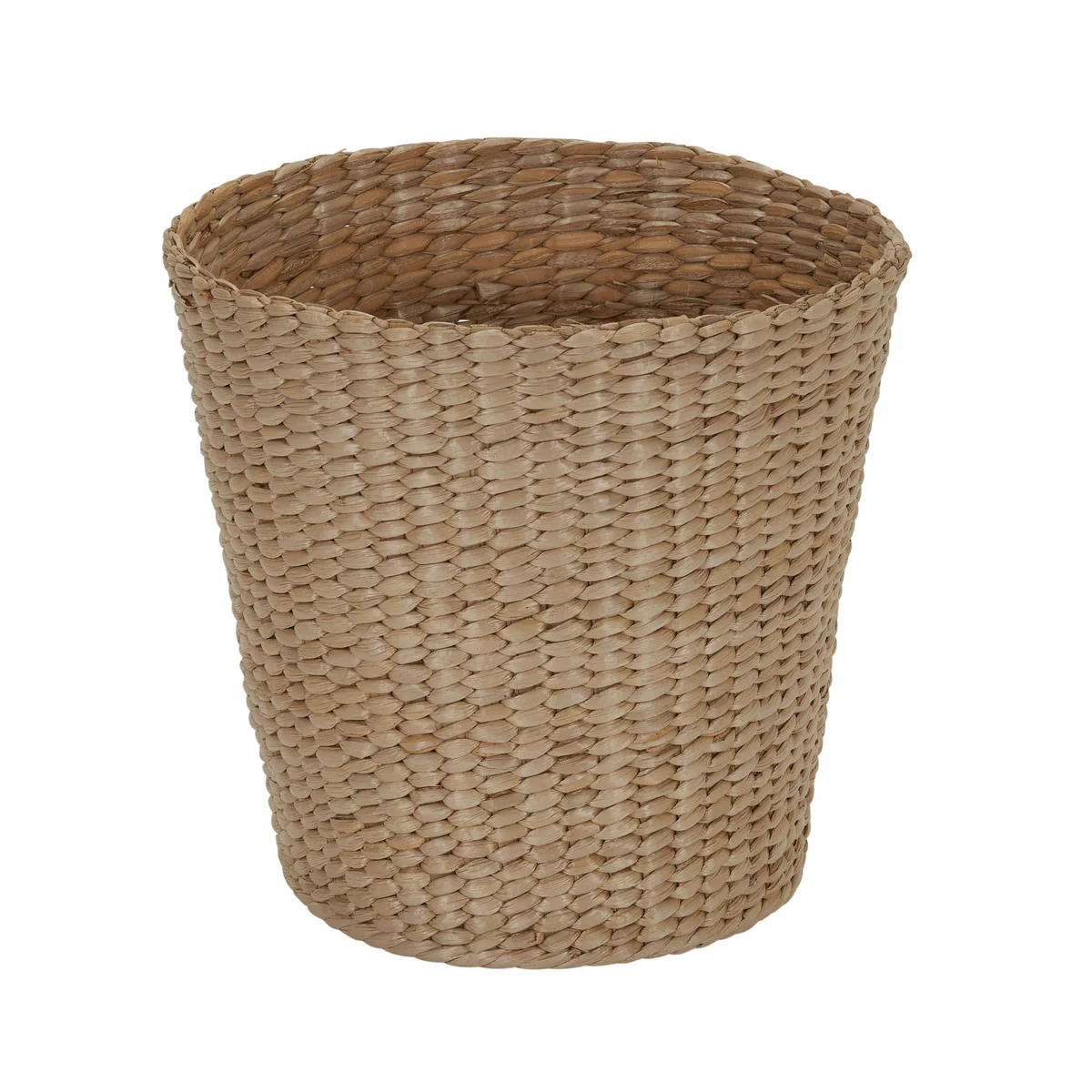 Household Essentials Woven Water Hyacinth Waste Basket