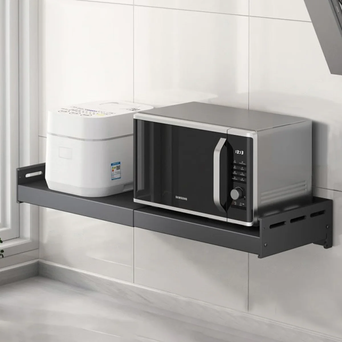 ECHLI Round Floating Wall Shelf