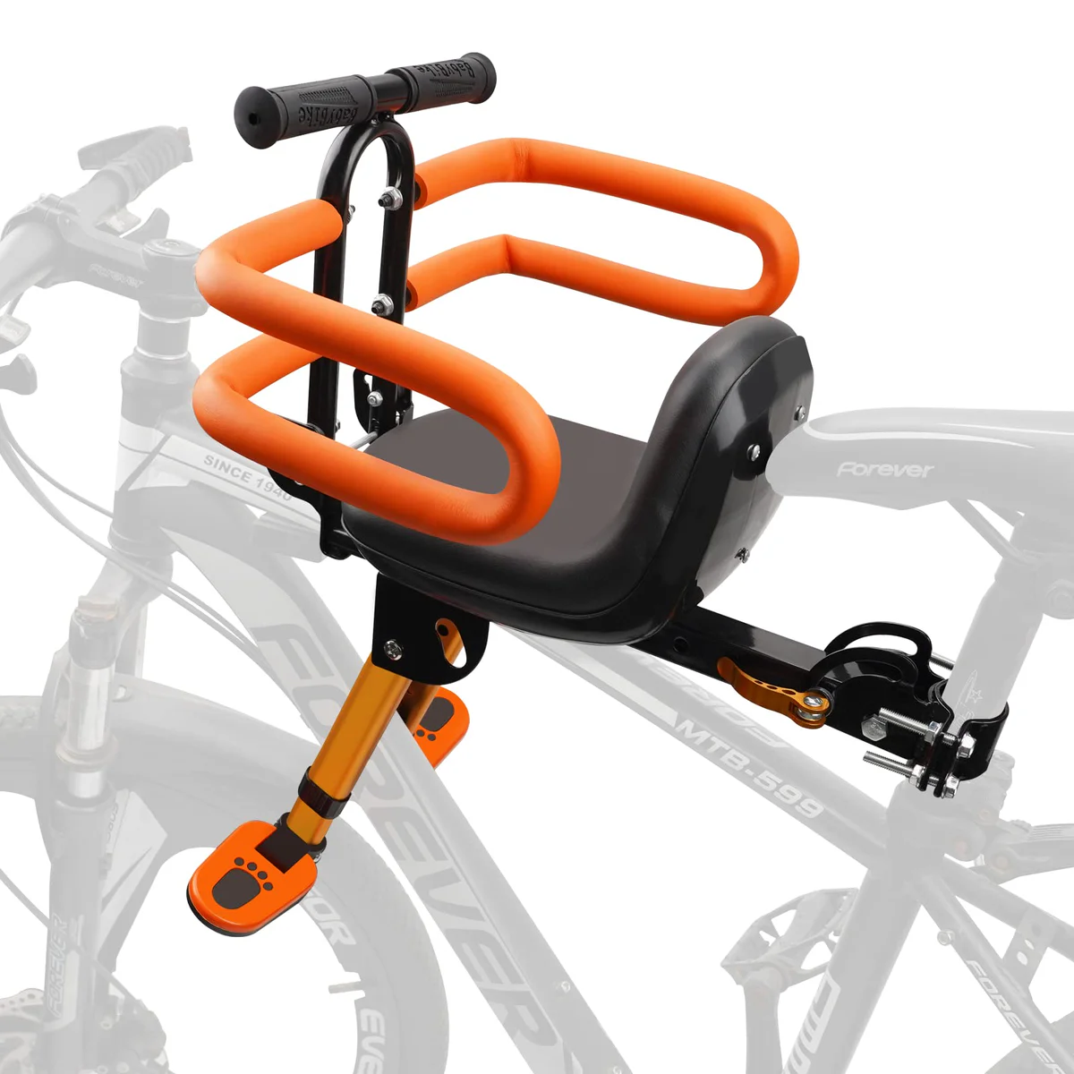 XIEEIX Kids Bike Front Seat Child Bicycle Safety Carrier