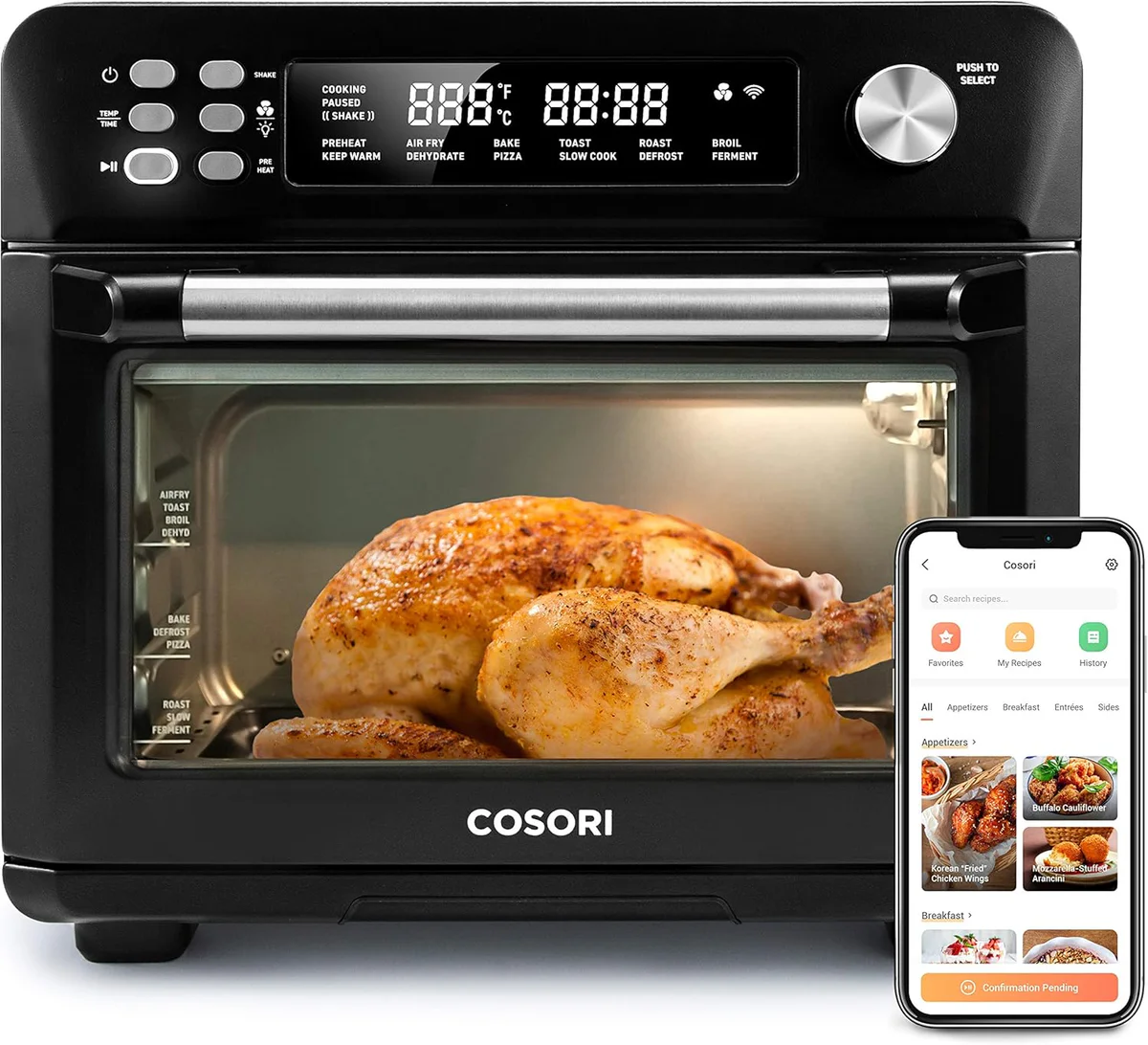 COSORI 12-in-1 Air Fryer Toaster