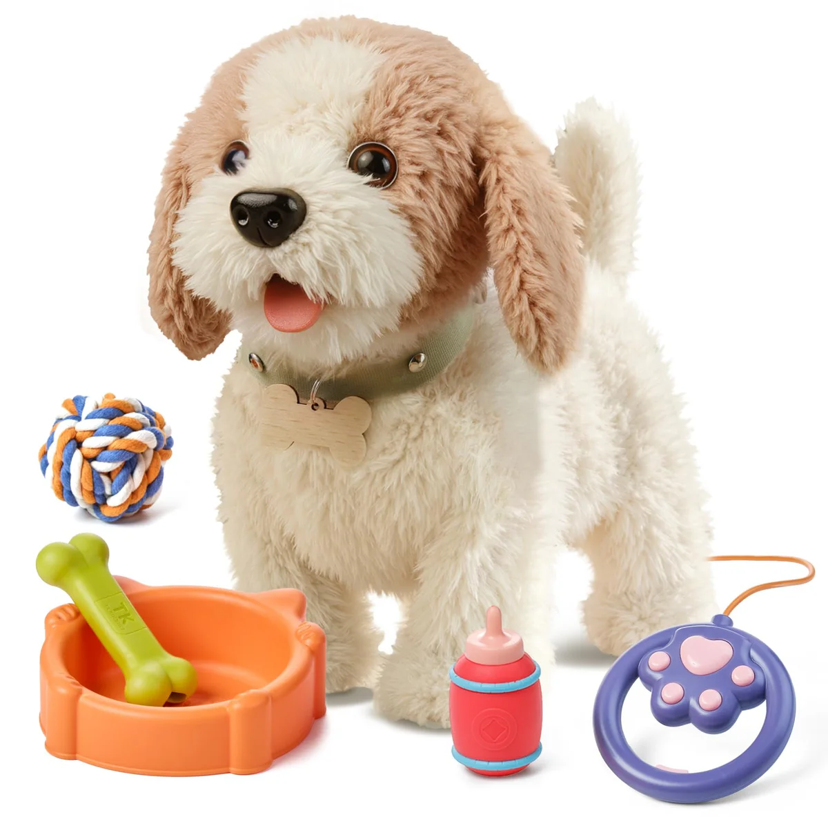 OR OR TU Walking Plush Puppy Toy