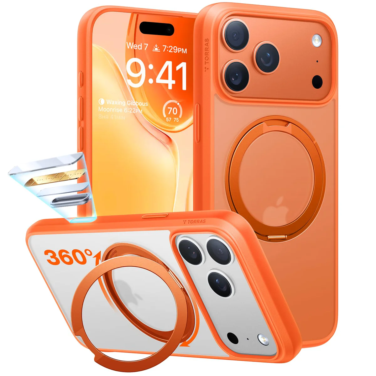 TORRAS iPhone 17 Pro Shockproof Case