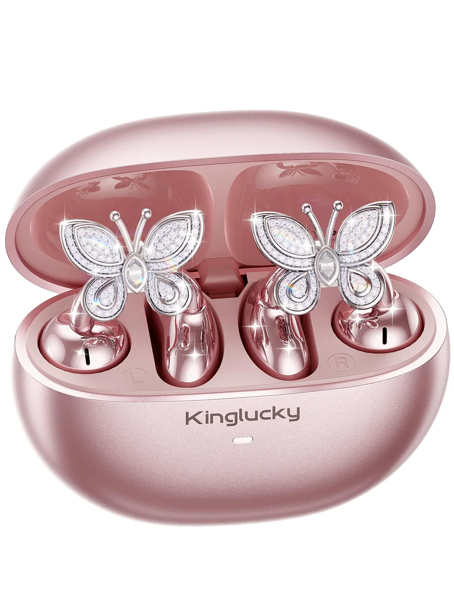 Kinglucky Open Ear Wireless Bluetooth Clip-On Headphones