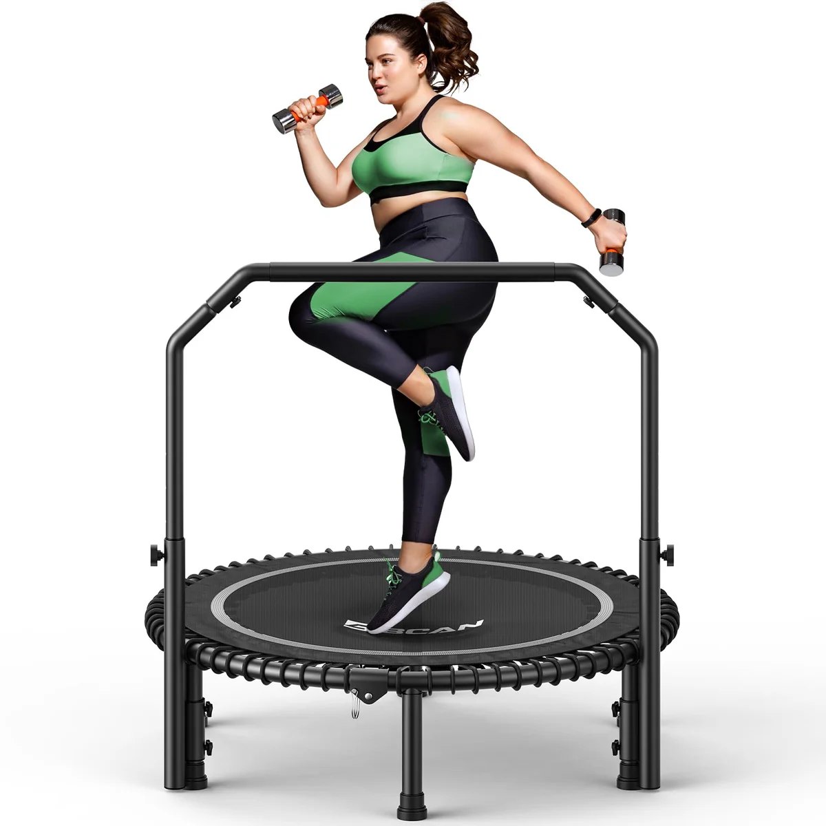 BCAN Foldable Trampoline for Adults