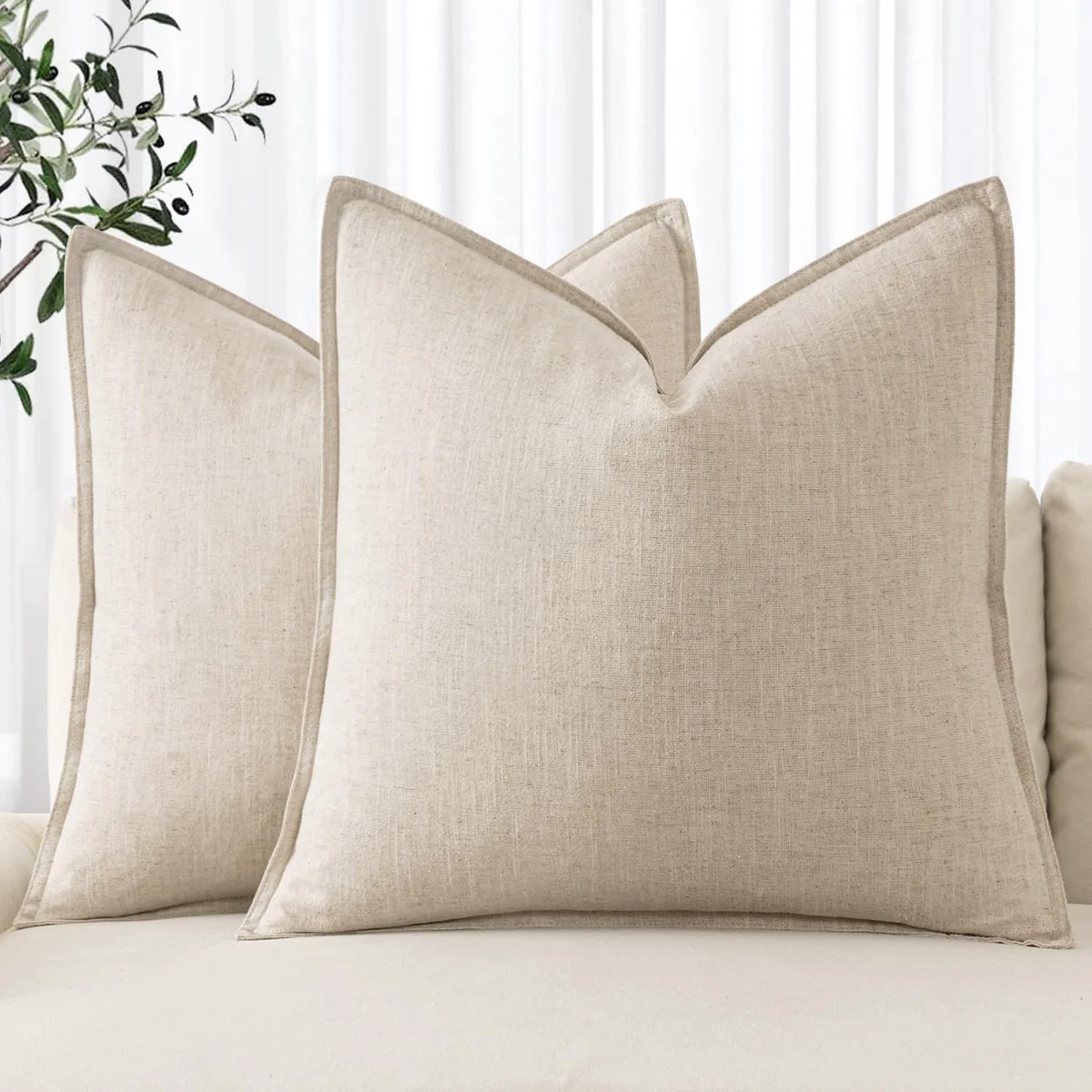 MIULEE Decorative Throw Pillow Cover