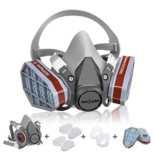 Reusable Half Face Cover, NASUM M201 Face Cover, Paint Face Cover for Painting, Machine Polishing, W