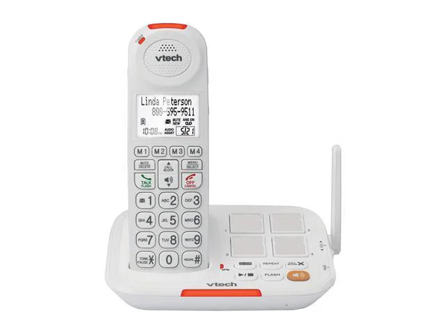 VTech - SN5127 Amplified DECT 6.0 Expandable Cordless Phone System