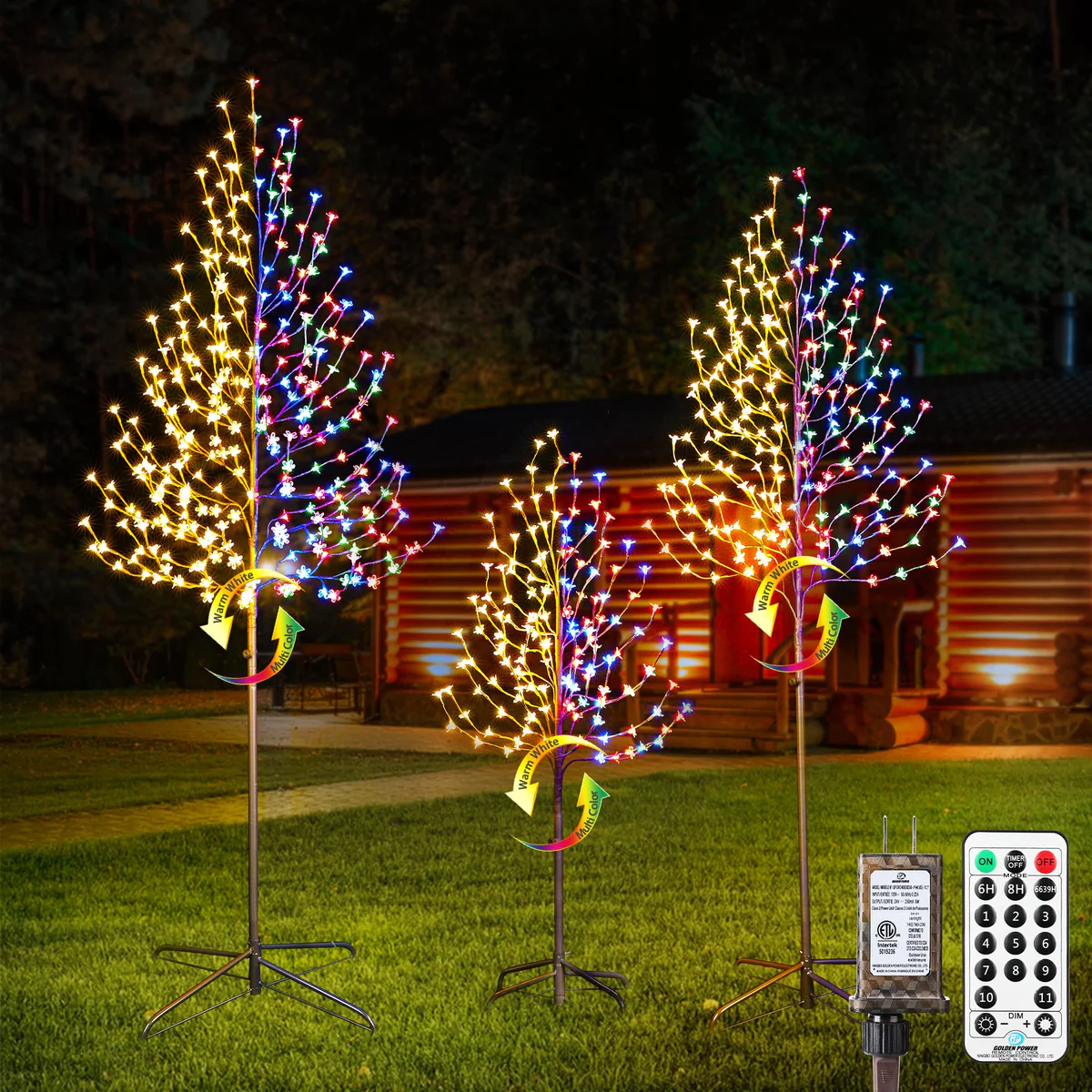 Lomotech Artificial Christmas Tree Set 3-Pack