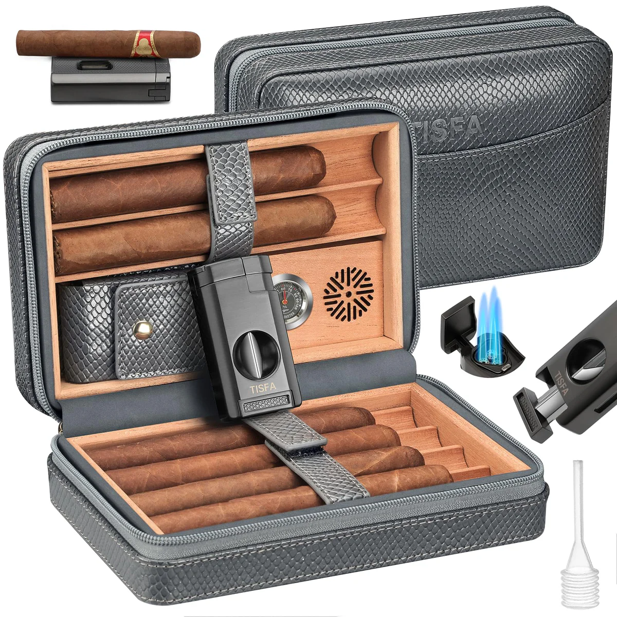 TISFA Cigar Humidor Case Kit