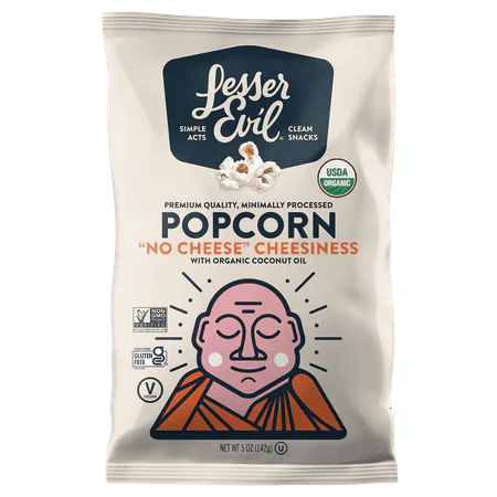 LesserEvil Organic Popcorn 