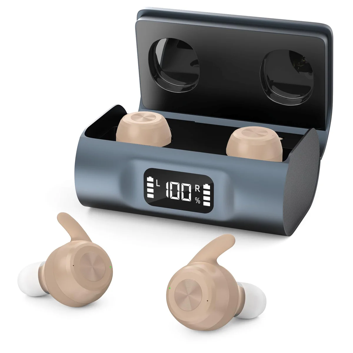 URORU Rechargeable Hearing Aids Noise Cancelling Amplifier