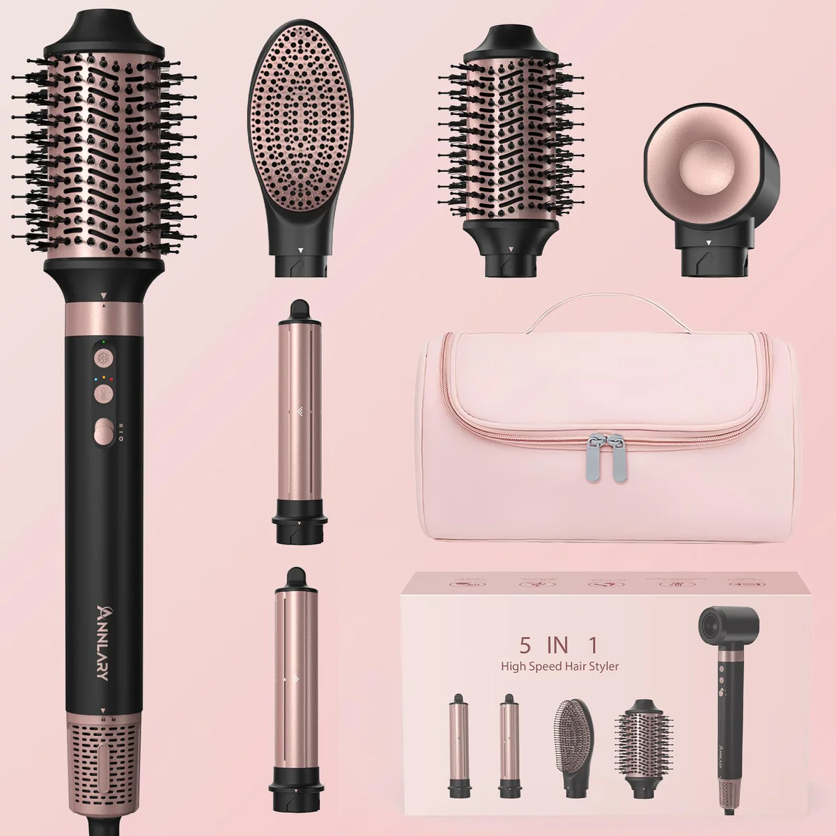 ANNLARY Hot Air Brush Blow Dryer