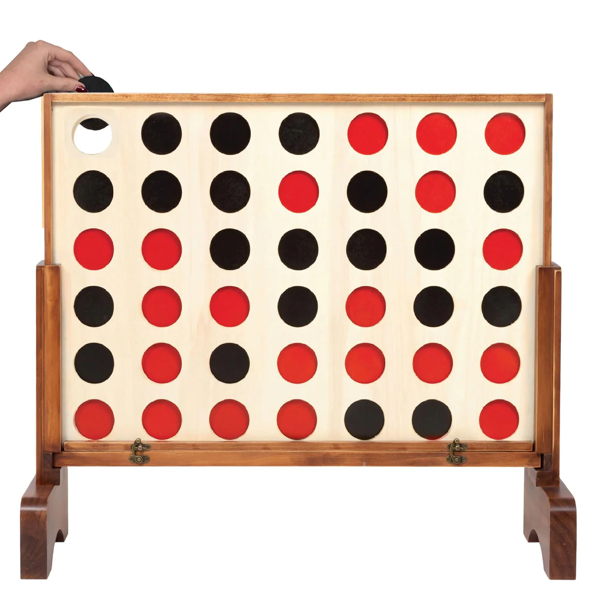 Play Platoon Giant Wooden 4 in a Row Game 