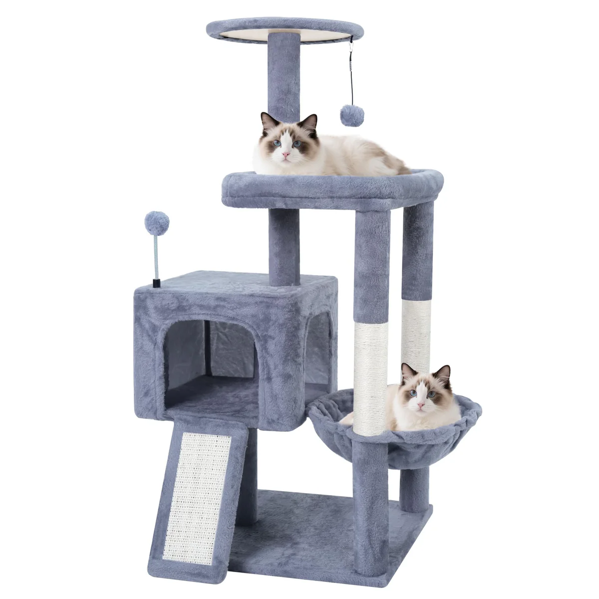 TWDEPART Cat Tree Tower with Scratching Post