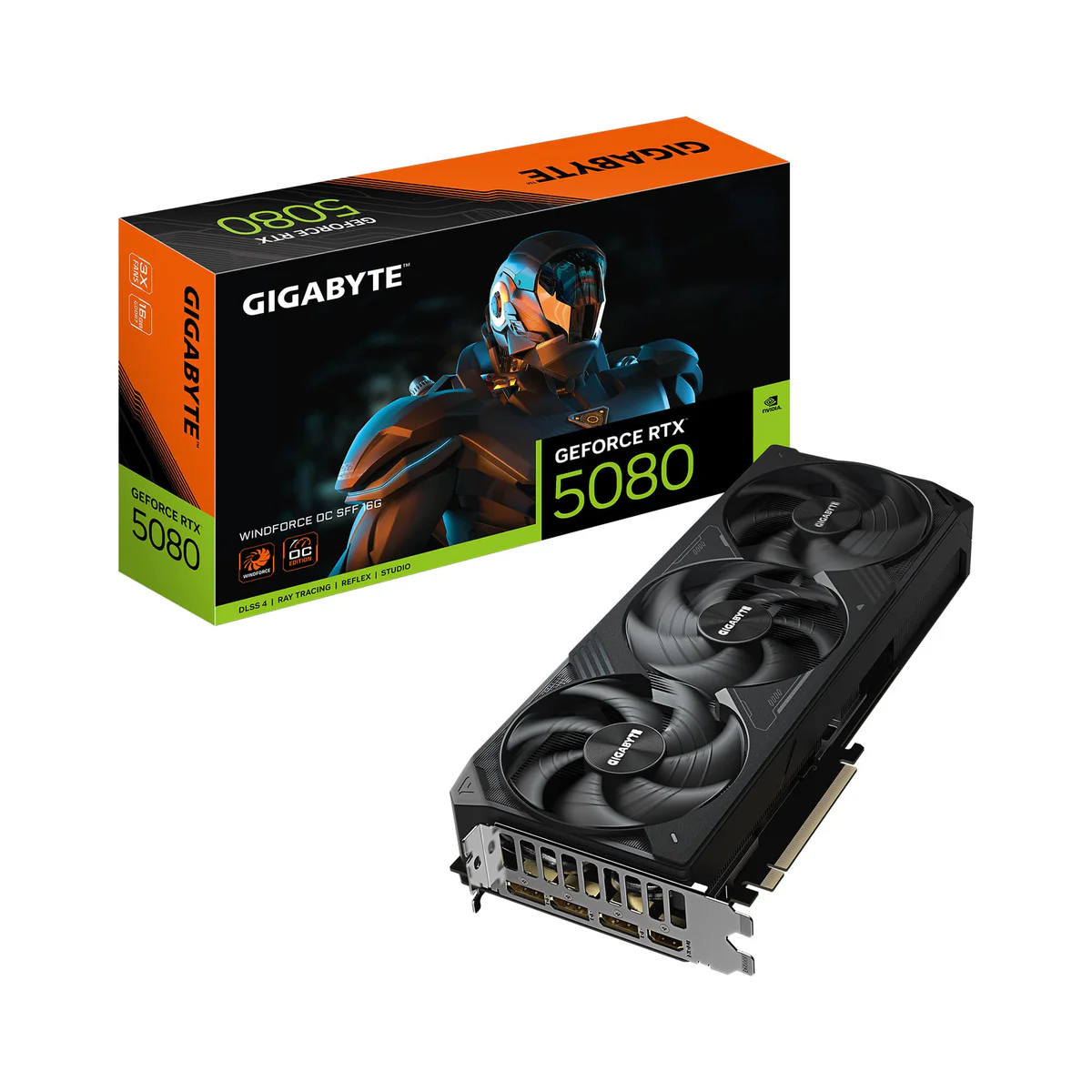 GIGABYTE GeForce RTX 5080 WINDFORCE OC SFF 16G Graphics Card