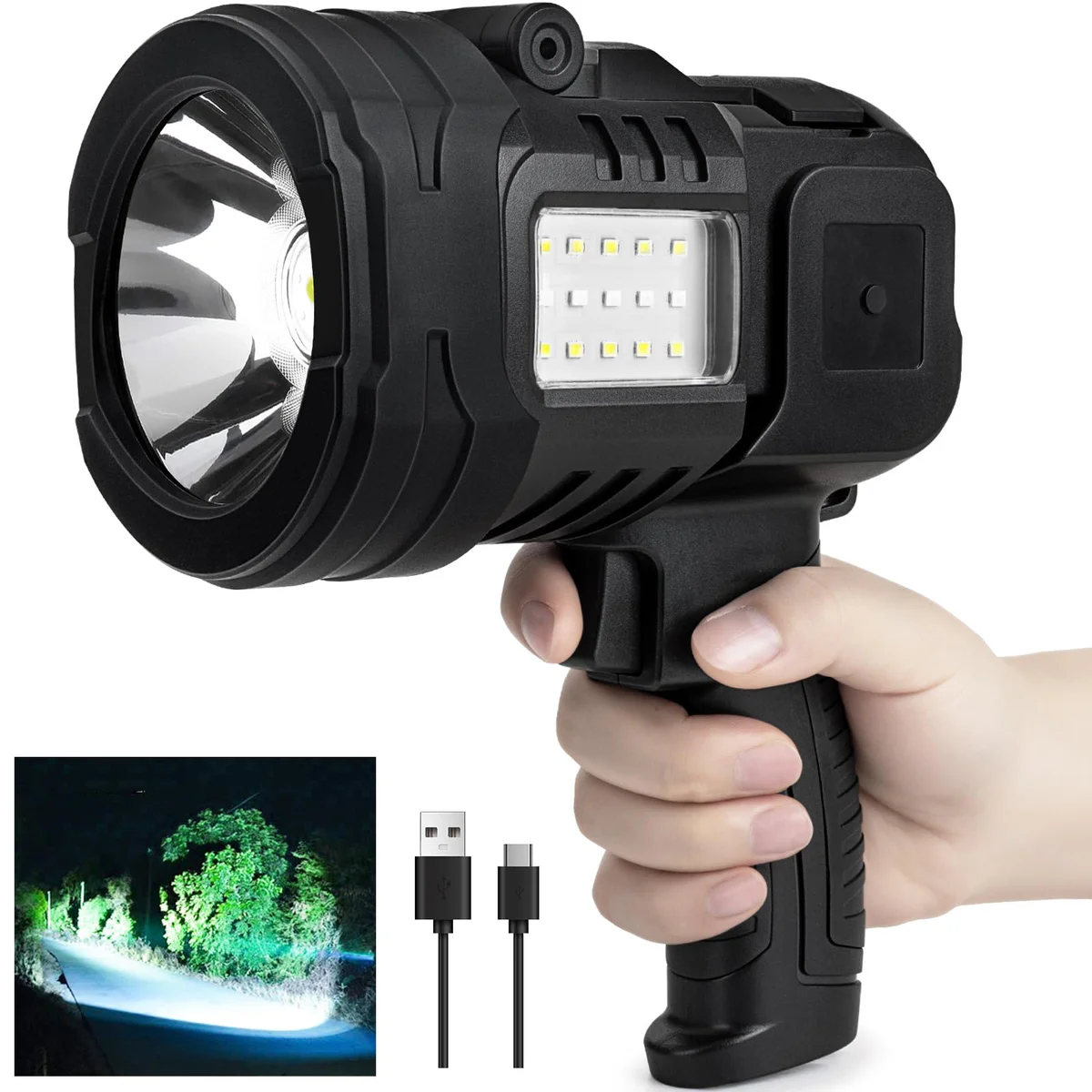 Lylting Rechargeable LED Spotlight Flood Sidelight