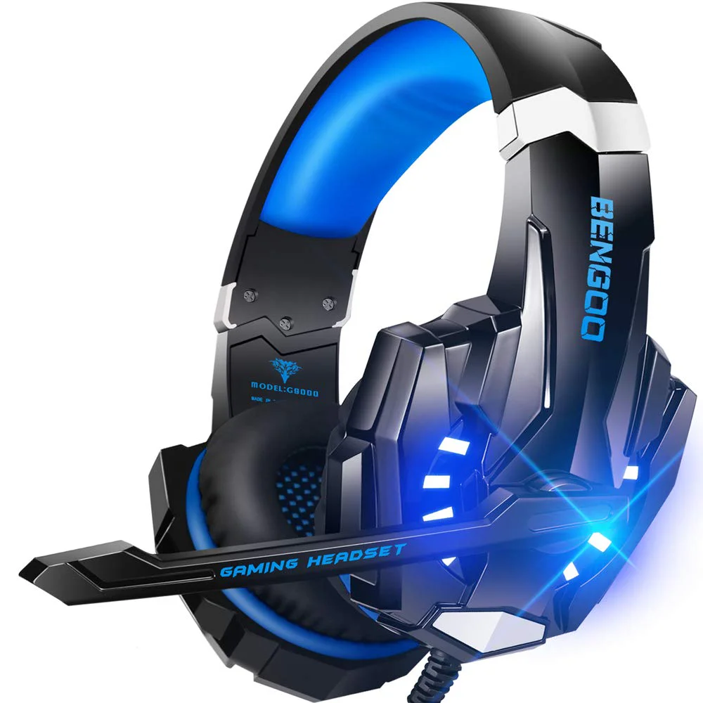 BENGOO Gaming Headset for PC, PS4, PS5, Xbox One