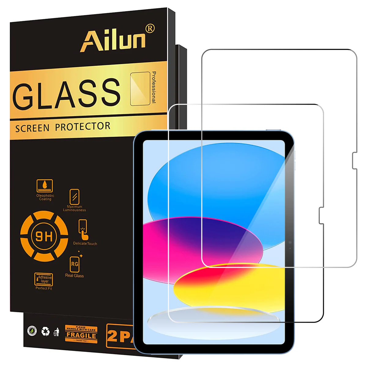Ailun iPad Screen Protector Tempered Glass