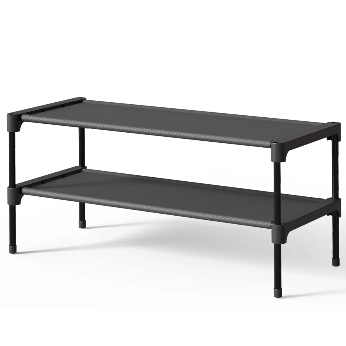 Kitsure 4-Tier Metal Wire Shoe Rack