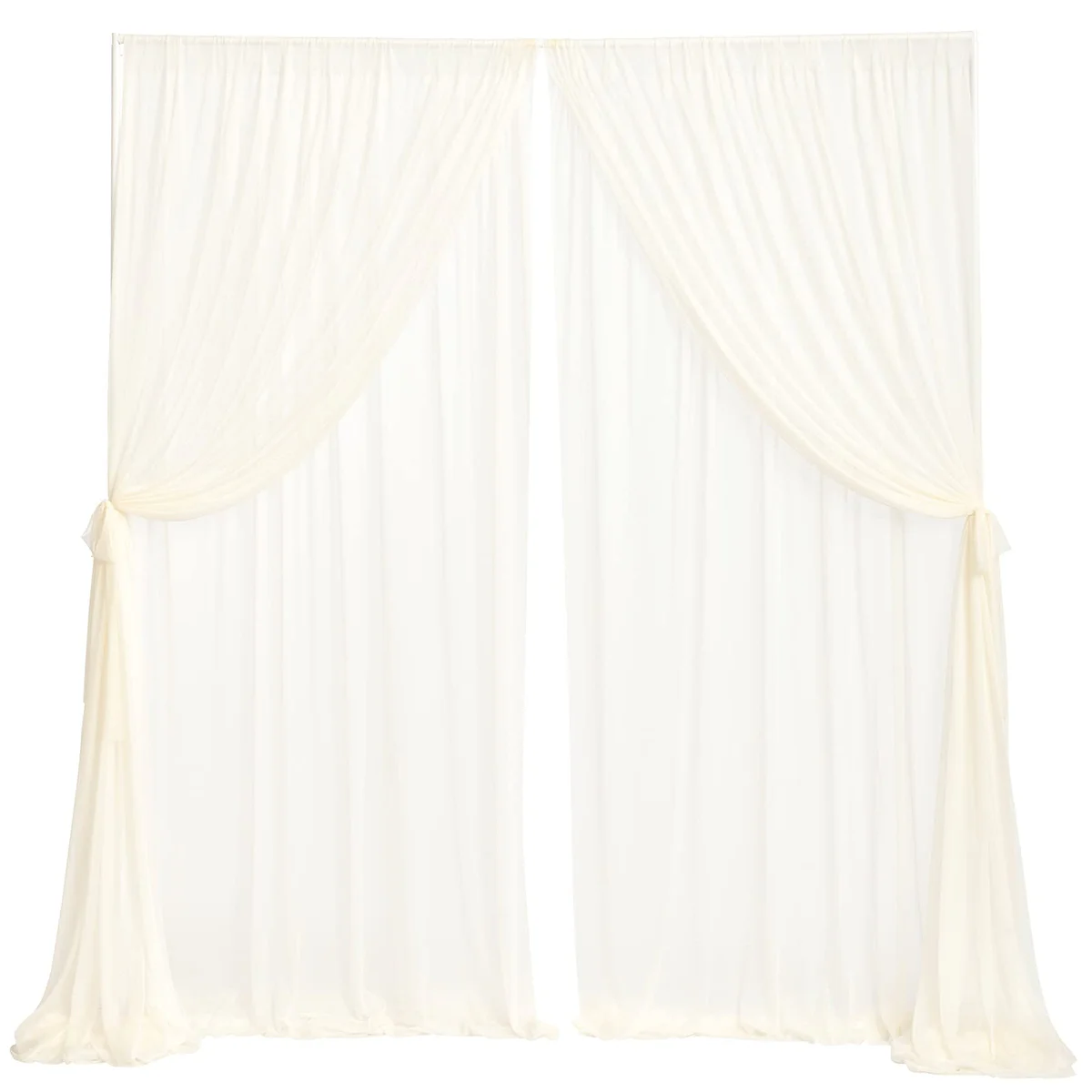 Ling's Moment 2 Layer Backdrop Curtain