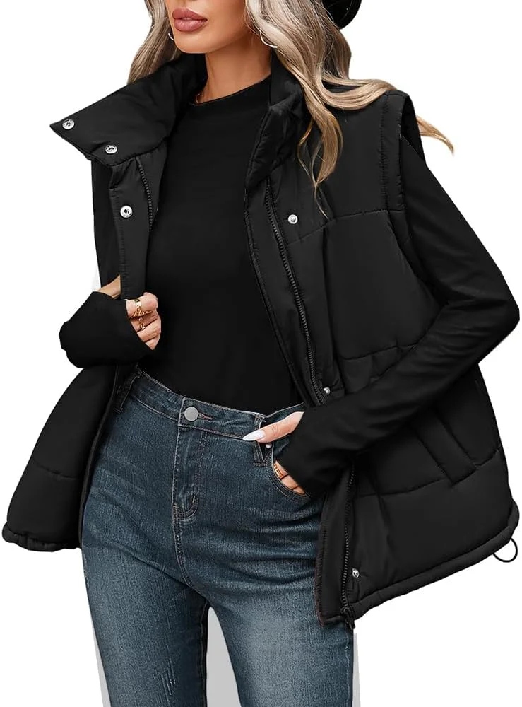 Pink Queen Puffer Vest