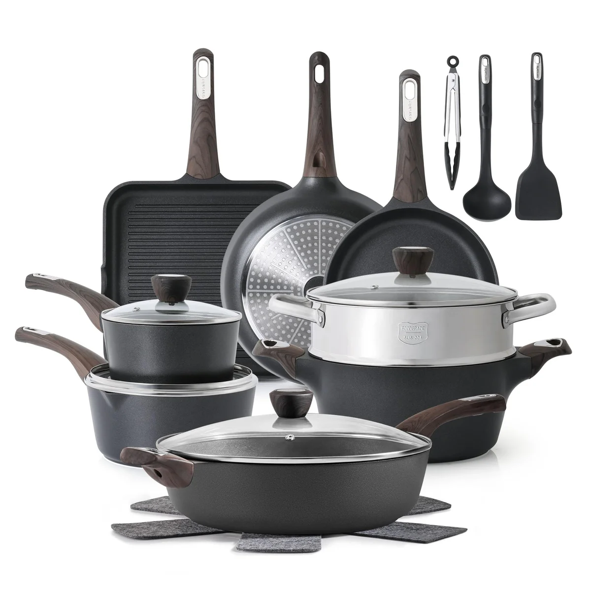 SENSARTE Cookware Set