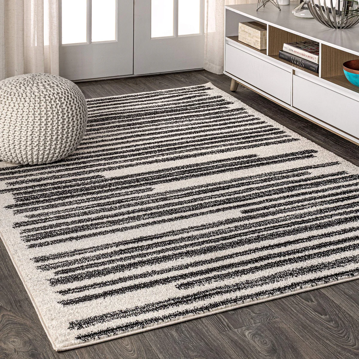 JONATHAN Y Khalil Berber Stripe Rug