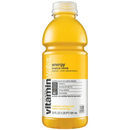 Glaceau Vitaminwater Energy Tropical Citrus Flavored Water